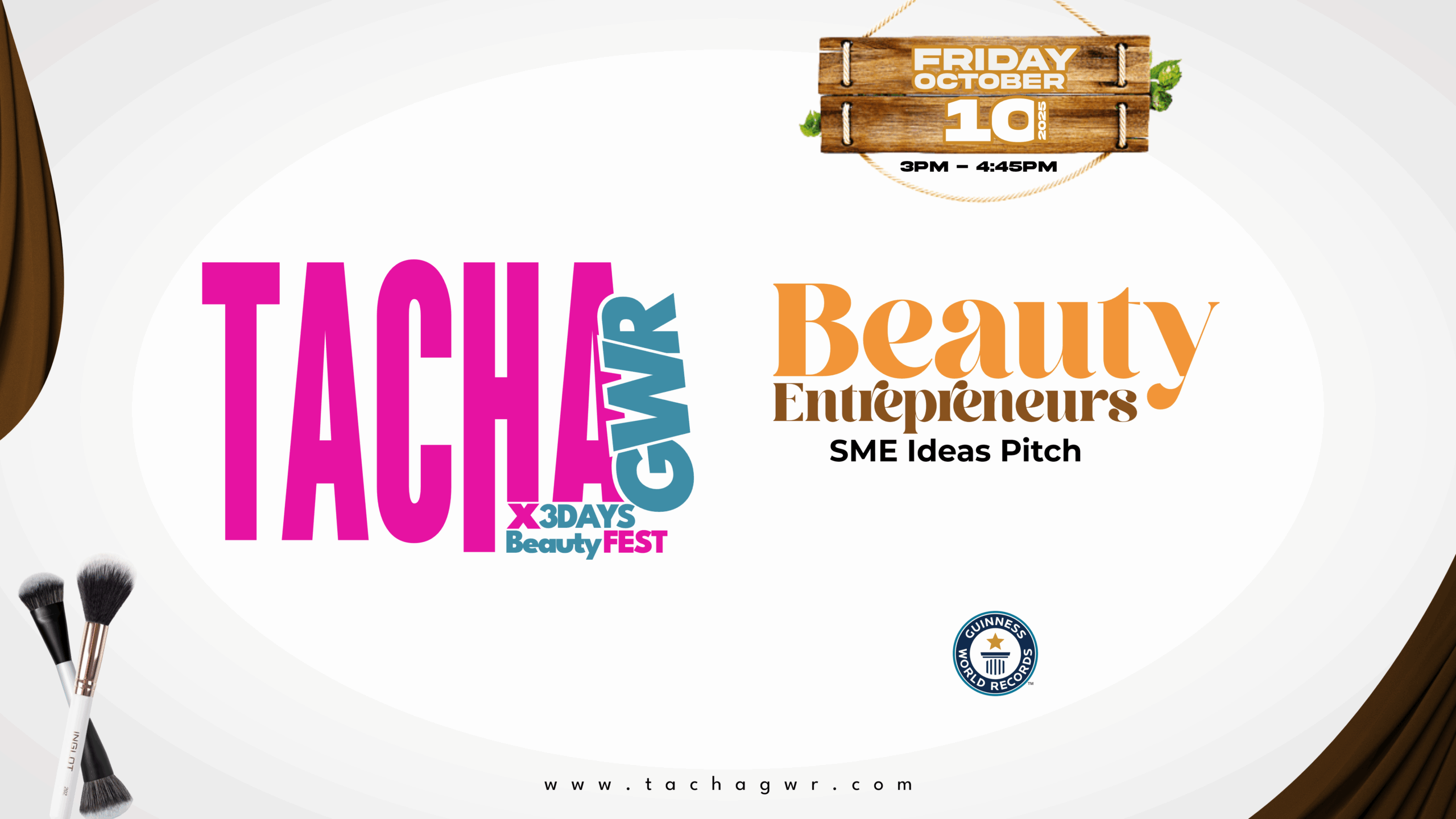 Tacha GWR Festival Flyers 16.9 Beauty Entrepreneur